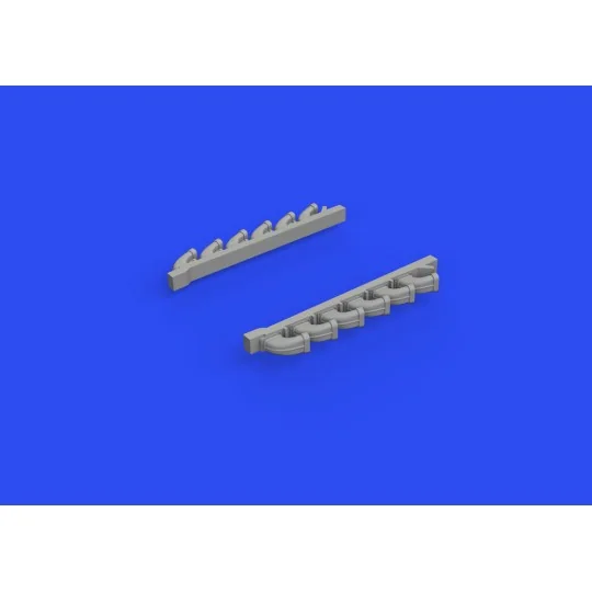 S-199 exhaust stacks PRINT, 1/72 - Eduard Accessories 672284