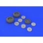 Me 262 wheels for Trumpeter, 1/32 - Eduard Accessories 632031