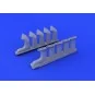 Mosquito Mk.VI exhaust stacks f.Tamiya, 1/32 - Eduard Accessories 6...
