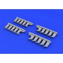 Mosquito Mk.VI exhaust stacks f.Tamiya, 1/32 - Eduard Accessories 6... 2