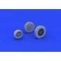 P-39 wheels late for KittyHawk, 1/32 - Eduard Accessories 632073