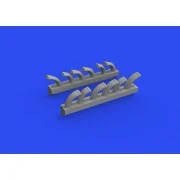 Fw 190D exhaust stacks PRINT, 1/72 - Eduard Accessories 672286 Fw 190D exhaust stacks PRINT, 1/72 - Eduard Accessories 672286