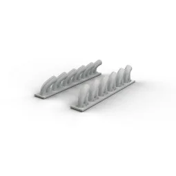 P-39Q/N exhaust stacks for KittyHawk, 1/32 - Eduard Accessories 632081 2