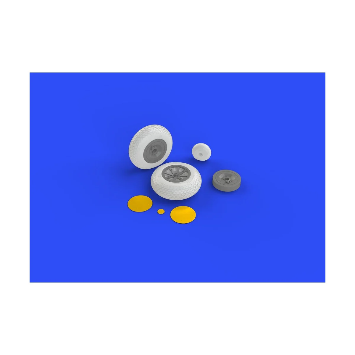 P-40 wheels w/pattern for Hasegawa, 1/32 - Eduard Accessories 632080