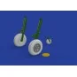 P-47D wheels for Hasagawa, 1/32 - Eduard Accessories 632088
