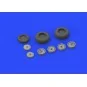 Me 262 wheels for Revell, 1/32 - Eduard Accessories 632100