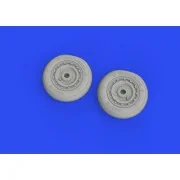 Fw 190D wheels, 1/72 - Eduard Accessories 672287 Fw 190D wheels, 1/72 - Eduard Accessories 672287