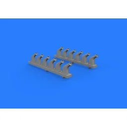 P-51D exhaust stacks for Revell, 1/32 - Eduard Accessories 632118 2
