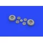Spitfire Mk.IX wheels 4spoke w/pattern for Tamiya, 1/32 - Eduard Ac...
