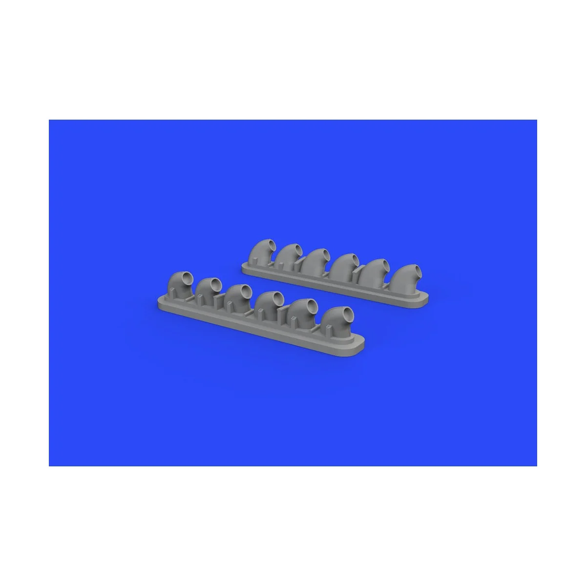 P-40E exhaust stacks for Hasegawa, 1/32 - Eduard Accessories 632135