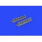 P-40E exhaust stacks for Hasegawa, 1/32 - Eduard Accessories 632135