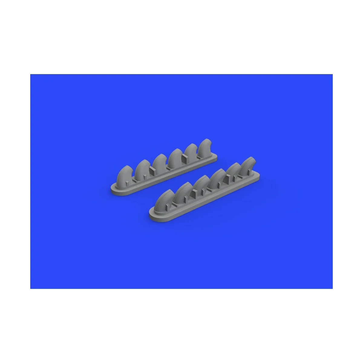 P-40E exhaust stacks for Hasegawa, 1/32 - Eduard Accessories 632135