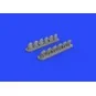 P-40E exhaust stacks for Hasegawa, 1/32 - Eduard Accessories 632135