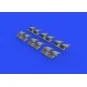 P-40 exhaust stacks fishtail f.Hasegawa, 1/32 - Eduard Accessories ...