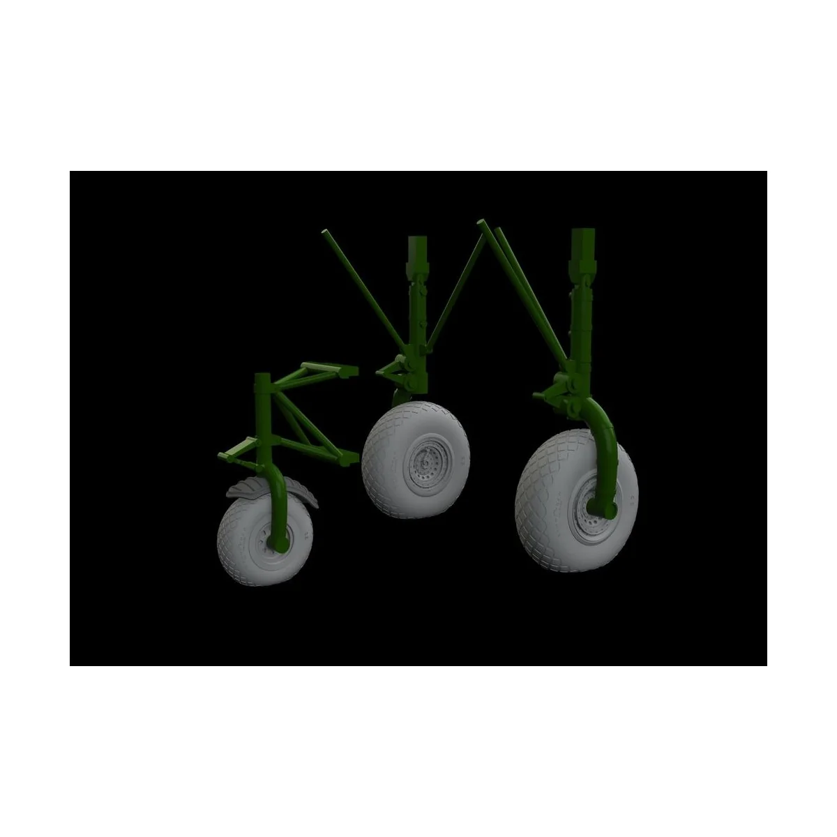 B-24 wheels (8spoke front wheel) for Hobby Boss, 1/32 - Eduard Acce...