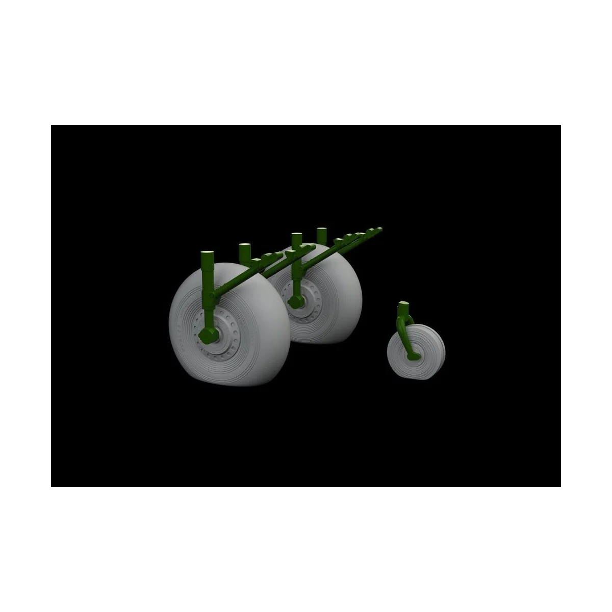 Lancaster wheels for HKM, 1/32 - Eduard Accessories 632144
