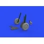 Bf 108 wheels for Eduard, 1/32 - Eduard Accessories 632150