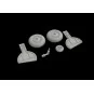Bf 108 wheels for Eduard, 1/32 - Eduard Accessories 632150