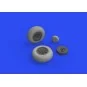 P-40E wheels for Trumpeter, 1/32 - Eduard Accessories 632160