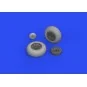 P-40E wheels for Trumpeter, 1/32 - Eduard Accessories 632160