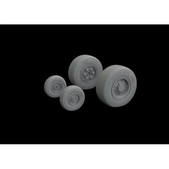 Tornado GR.4 wheels 1/32 for ITALERI, 1/32 - Eduard Accessories 632171
