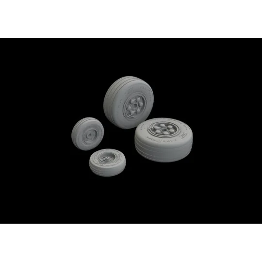 Tornado GR.4 wheels 1/32 for ITALERI, 1/32 - Eduard Accessories 632171