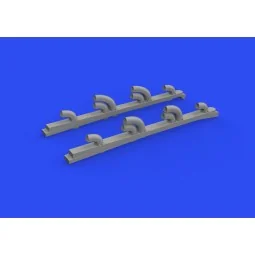 Yak-9T exhaust stacks PRINT for ICM, 1/32 - Eduard Accessories 632182