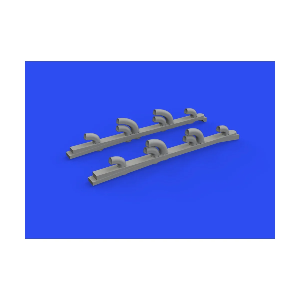 Yak-9T exhaust stacks PRINT for ICM, 1/32 - Eduard Accessories 632182