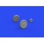 Bf 109G-4 wheels for REVELL, 1/32 - Eduard Accessories 632183