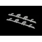 Yak-9T exhaust stacks PRINT for ICM, 1/32 - Eduard Accessories 632182