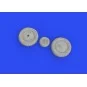 Bf 109G-4 wheels for REVELL, 1/32 - Eduard Accessories 632183