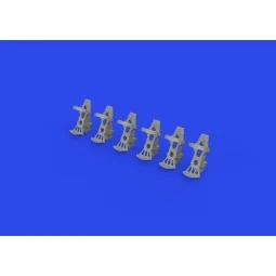 Luftwaffe rudder pedals PRINT, 1/32 - Eduard Accessories 632191
