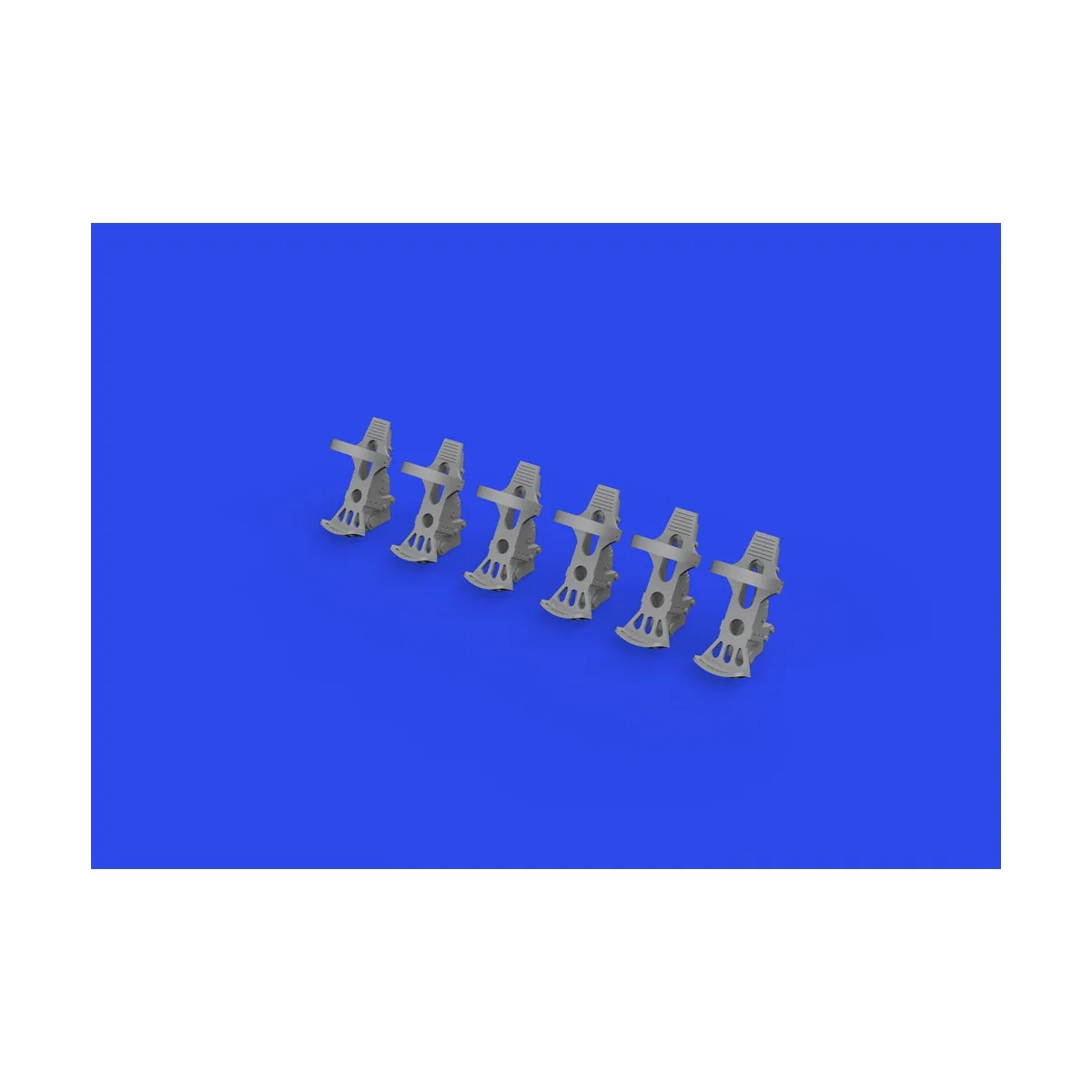 Luftwaffe rudder pedals PRINT, 1/32 - Eduard Accessories 632191