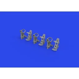 Luftwaffe rudder pedals PRINT, 1/32 - Eduard Accessories 632191 2