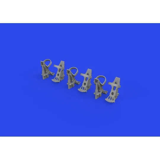 Luftwaffe rudder pedals PRINT, 1/32 - Eduard Accessories 632191