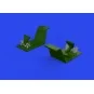 Bf 109E rudder pedals early PRINT, 1/32 - Eduard Accessories 632192