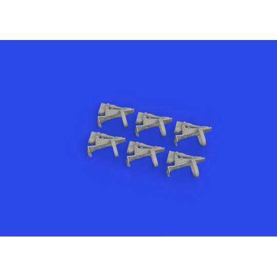 Luftwaffe rudder pedals PRINT, 1/32 - Eduard Accessories 632191