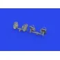 Bf 109E rudder pedals early PRINT, 1/32 - Eduard Accessories 632192