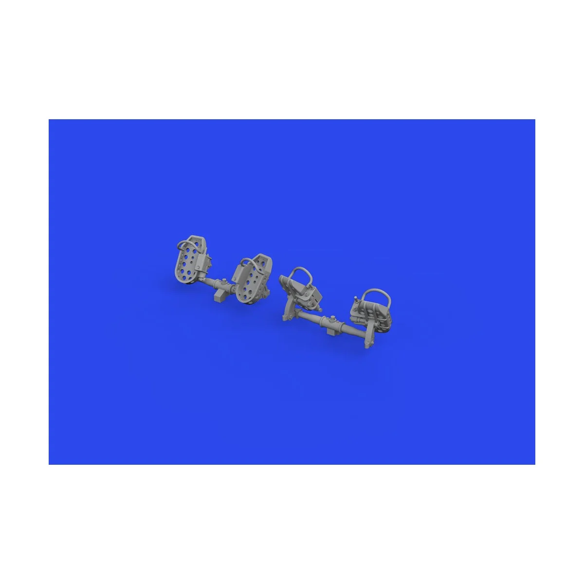 Bf 109E rudder pedals late PRINT, 1/32 - Eduard Accessories 632193