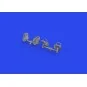 Bf 109E rudder pedals late PRINT, 1/32 - Eduard Accessories 632193