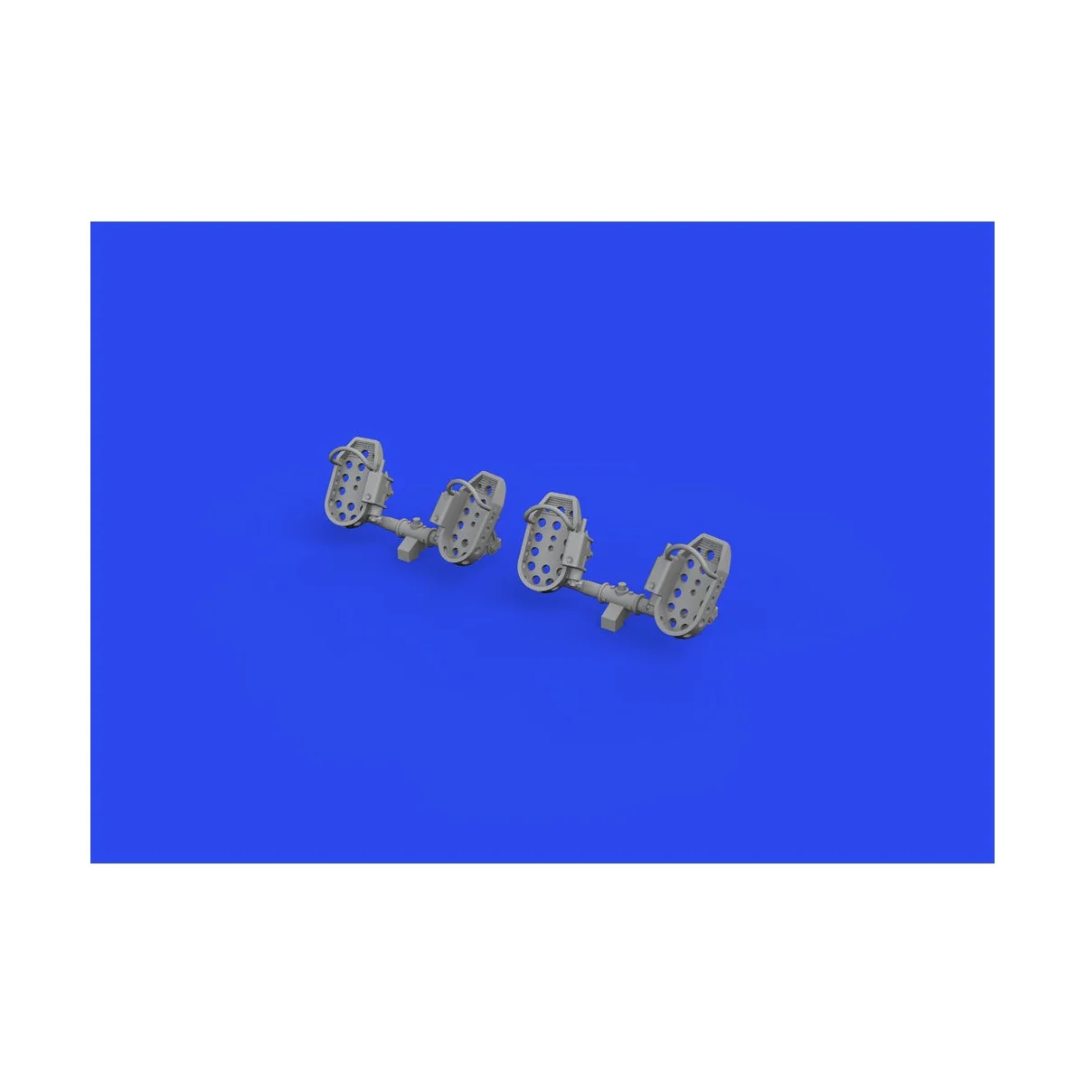 Bf 109E rudder pedals late PRINT, 1/32 - Eduard Accessories 632193