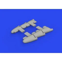 Spitfire Mk.Ia ehaust stacks PRINT 1/32 KOTARE, 1/32 - Eduard Acces... 2