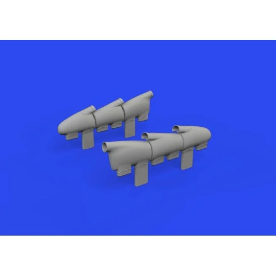Spitfire Mk.Ia ehaust stacks PRINT 1/32 KOTARE, 1/32 - Eduard Acces...