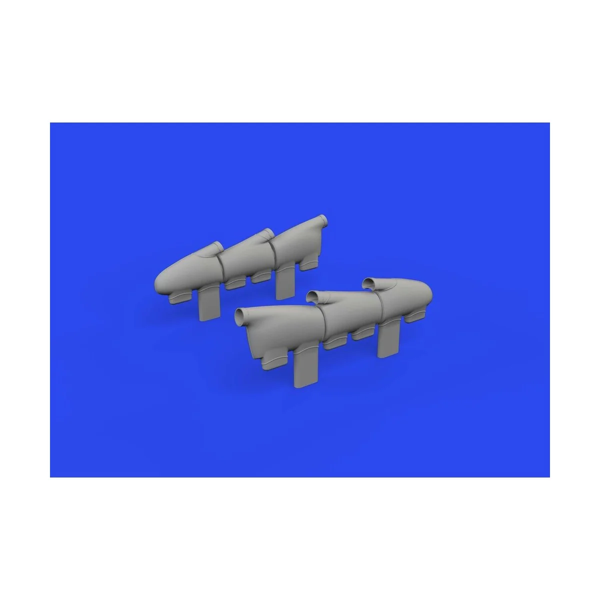 Spitfire Mk.Ia ehaust stacks PRINT 1/32 KOTARE, 1/32 - Eduard Acces...