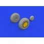 A-20G wheels 1/32 HKM, 1/32 - Eduard Accessories 632197