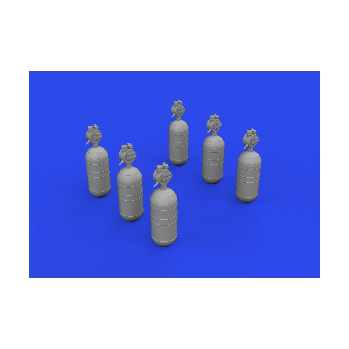 WWII USAAF oxygen cylinder A-6 PRINT, 1/32 - Eduard Accessories 632200