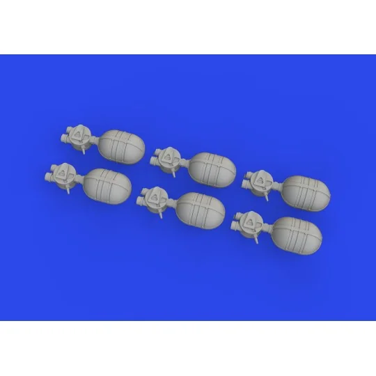 WWII USAAF oxygen cylinder A-4 PRINT, 1/32 - Eduard Accessories 632199