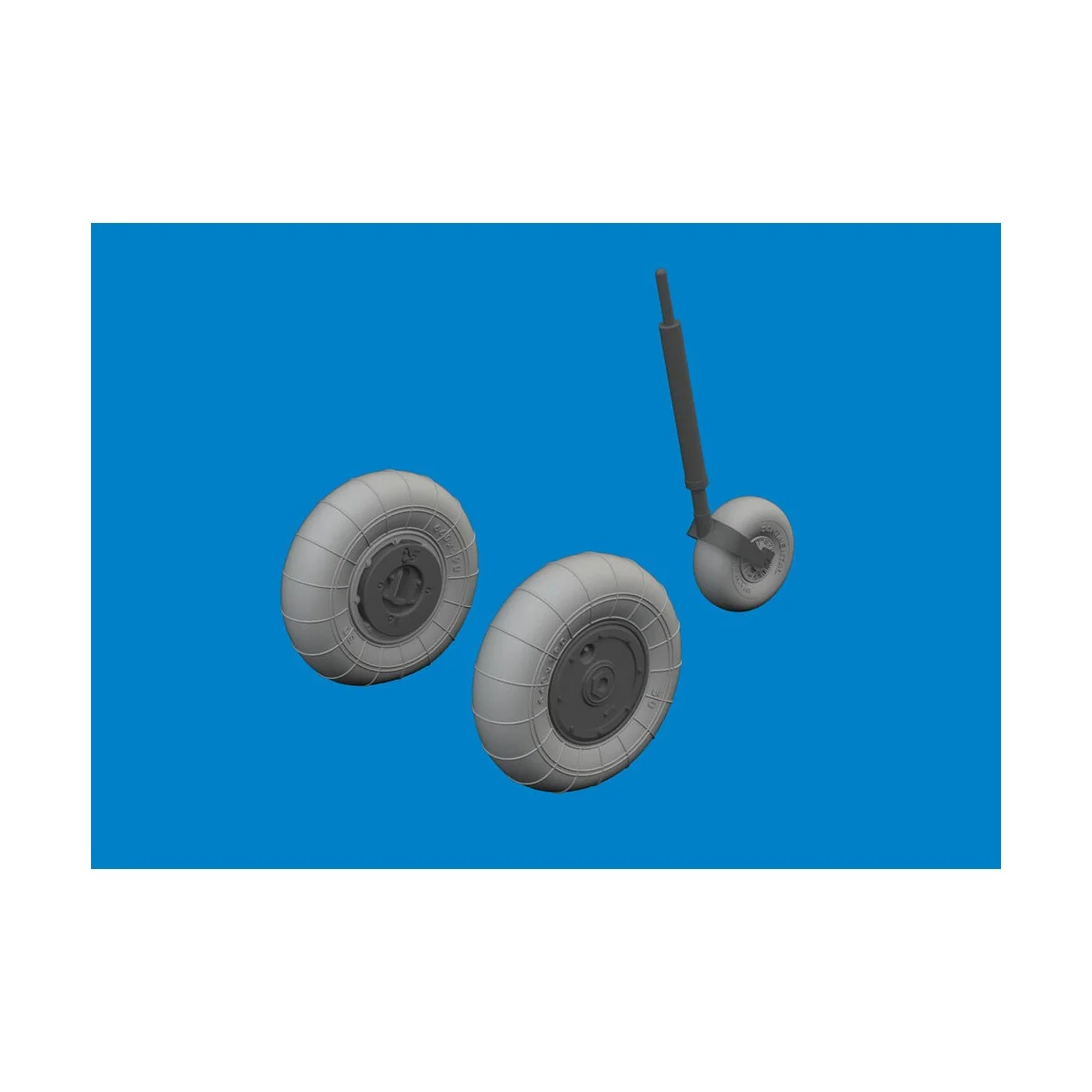 Bf 109K-4 wheels for Kotare, 1/32 - Eduard Accessories 632206