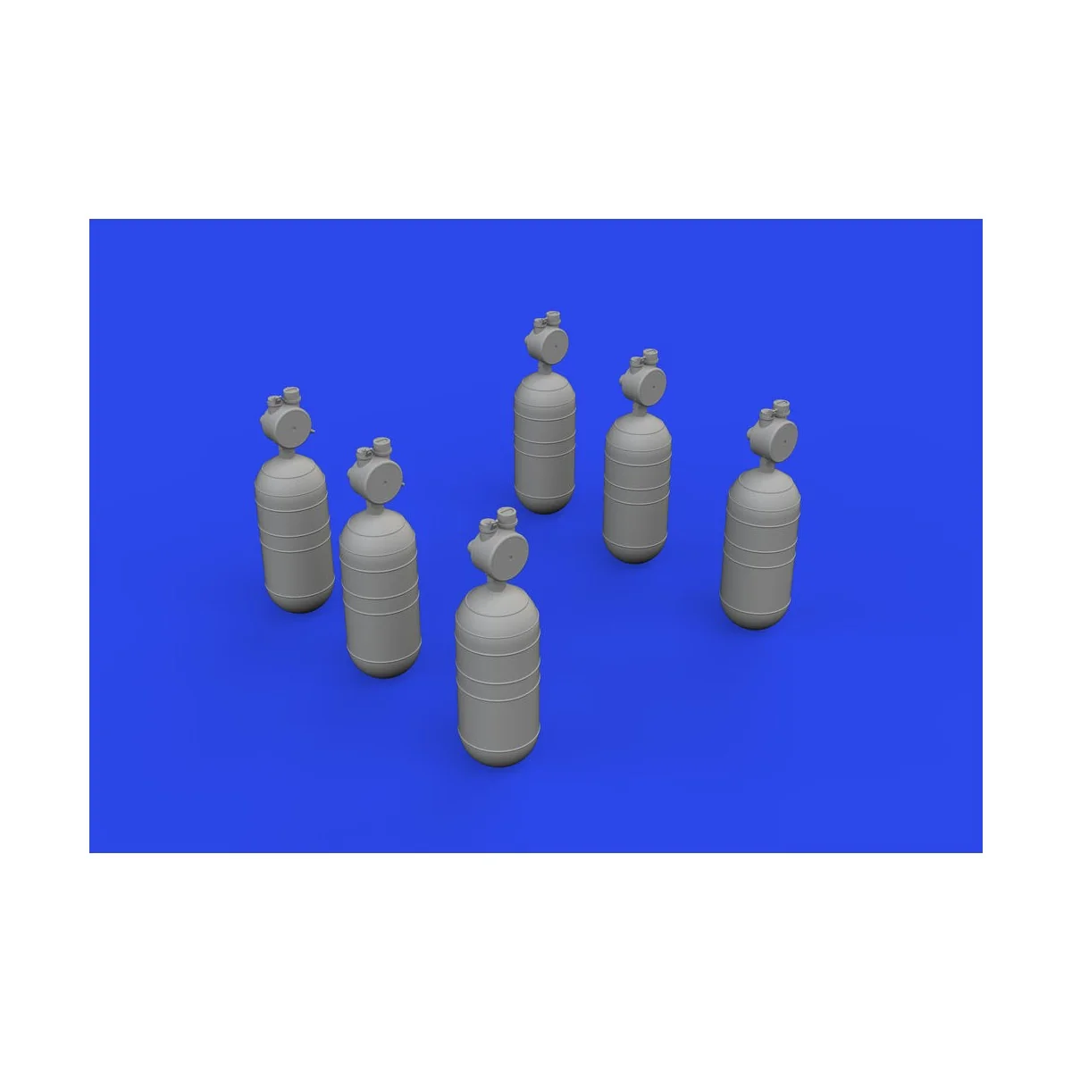 WWII USAAF oxygen cylinder A-6 PRINT, 1/32 - Eduard Accessories 632200