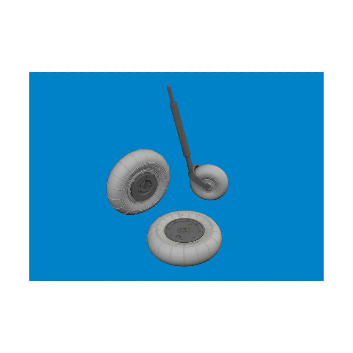 Bf 109K-4 wheels for Kotare, 1/32 - Eduard Accessories 632206